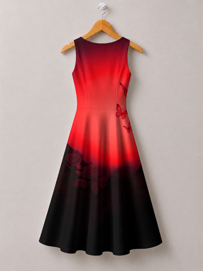 "Selah" Red Corset Dress