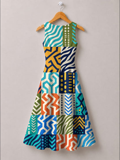 "Kitenge" Corset Dress