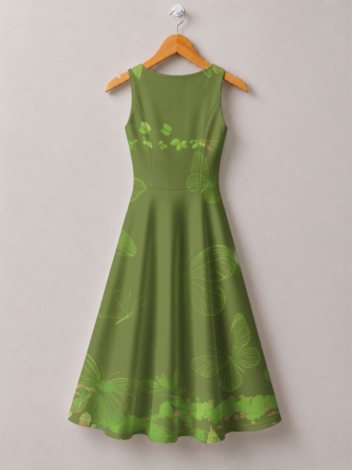 "Green Orchid" Corset Dress