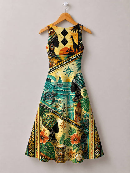 "Safari" Corset Dress