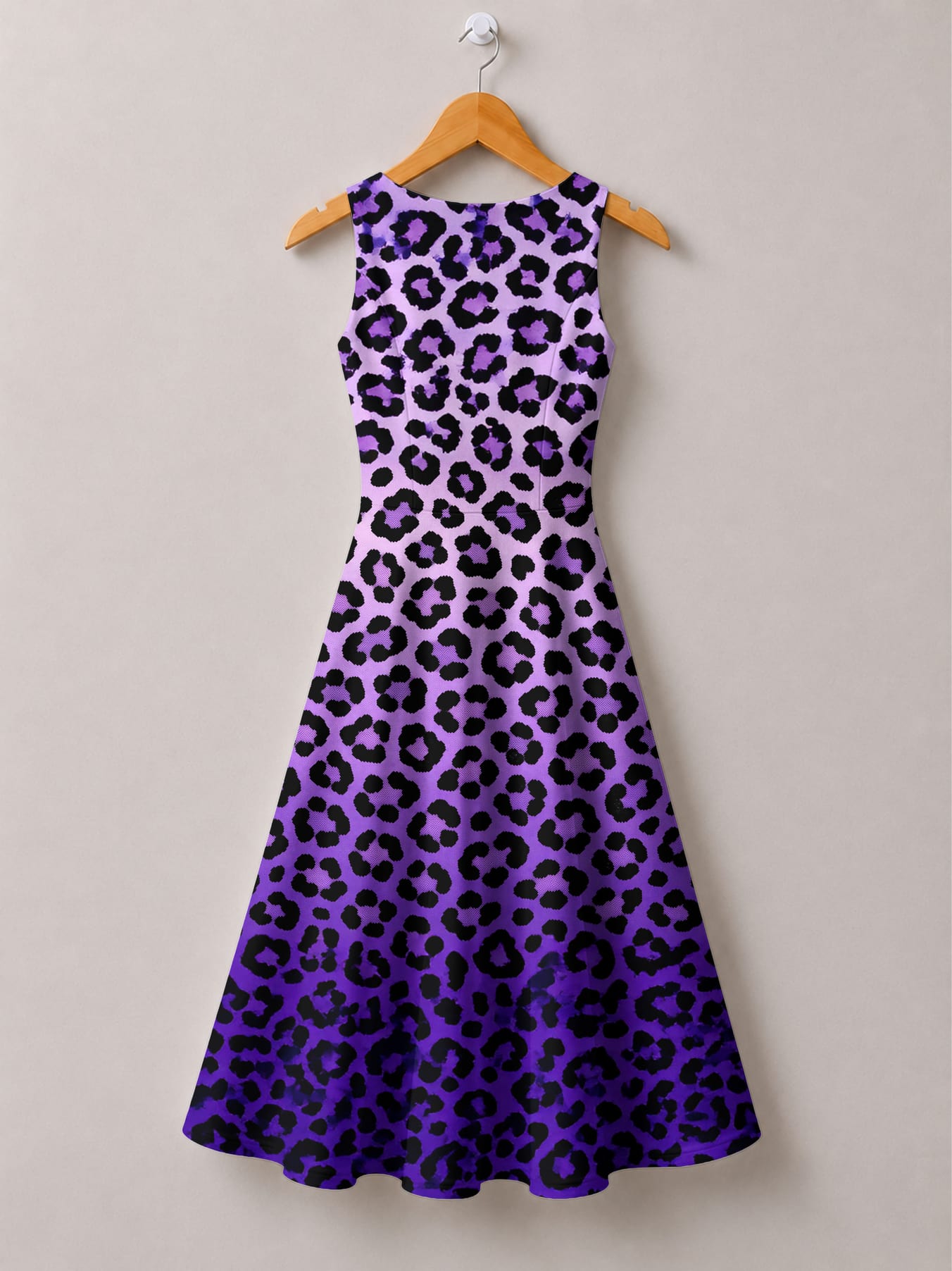 "Unstoppable" Amethyst Leopard Corset Dress