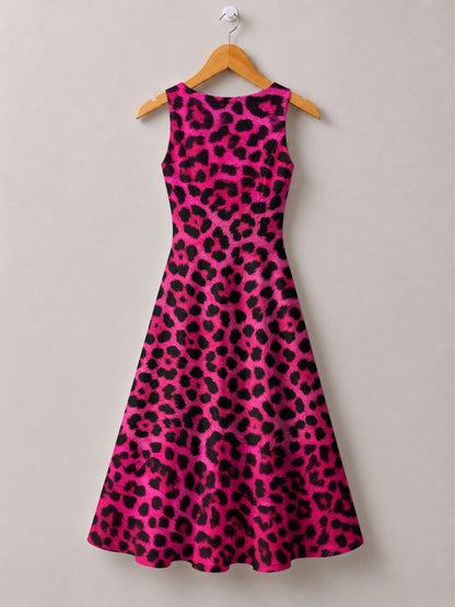 "Unstoppable" Pink Leopard Corset Dress