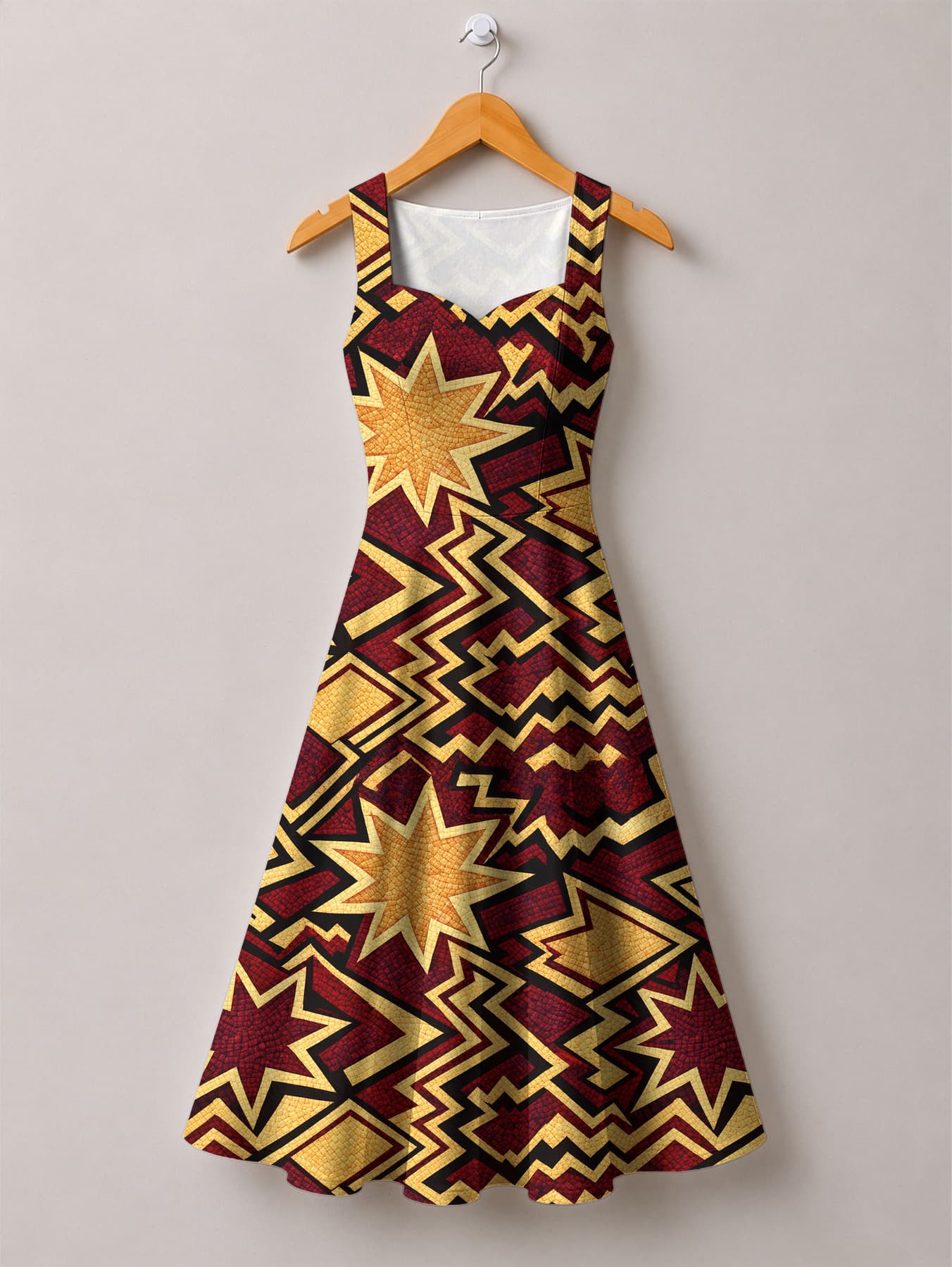 Burgundy Sheba Corset Dress