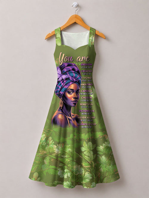 "Green Orchid" Corset Dress