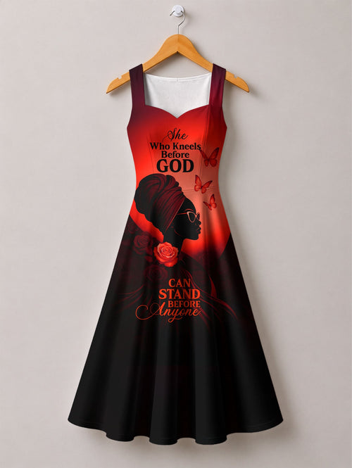 "Selah" Red Corset Dress