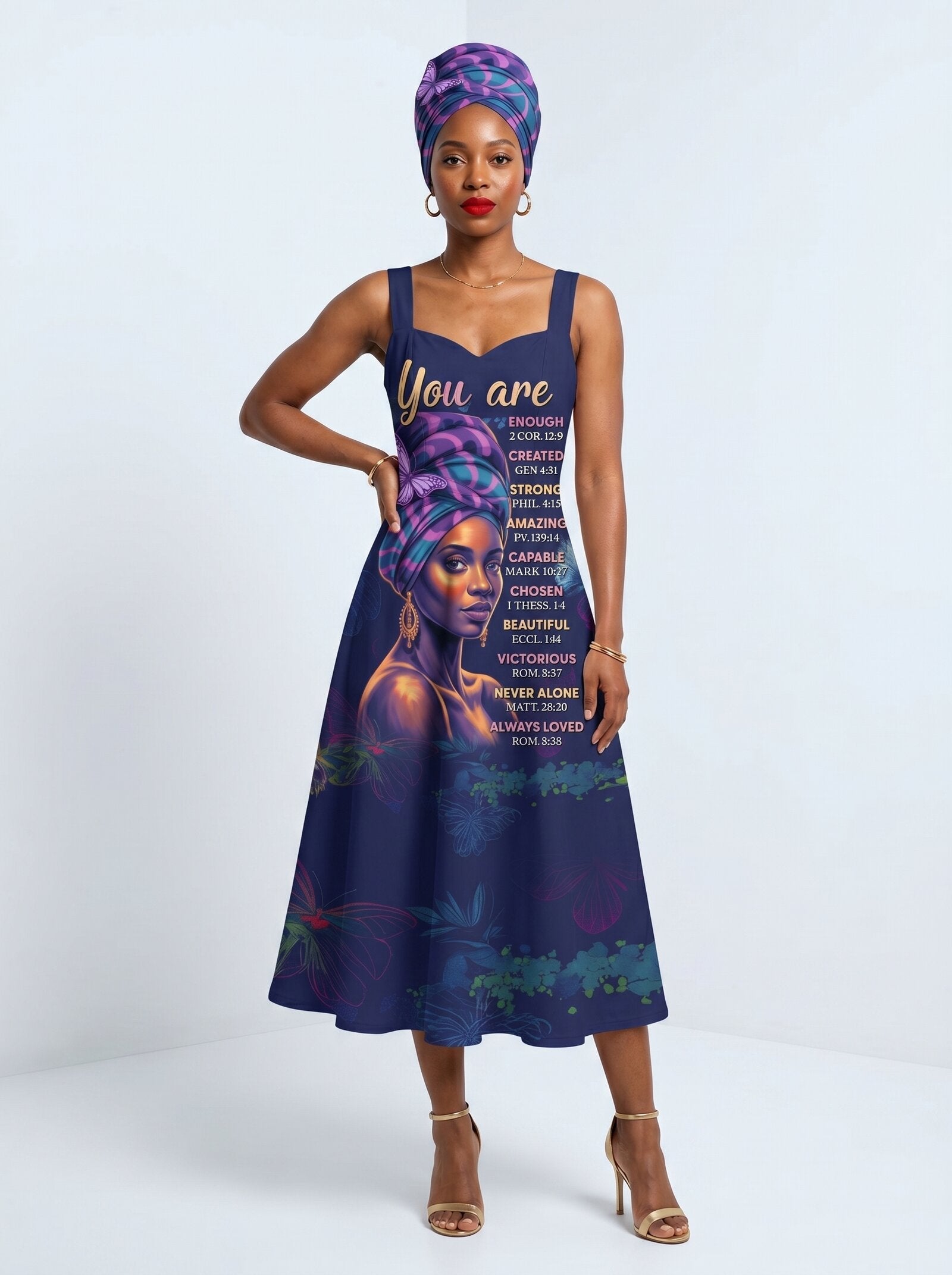 Blue Orchid Corset Dress