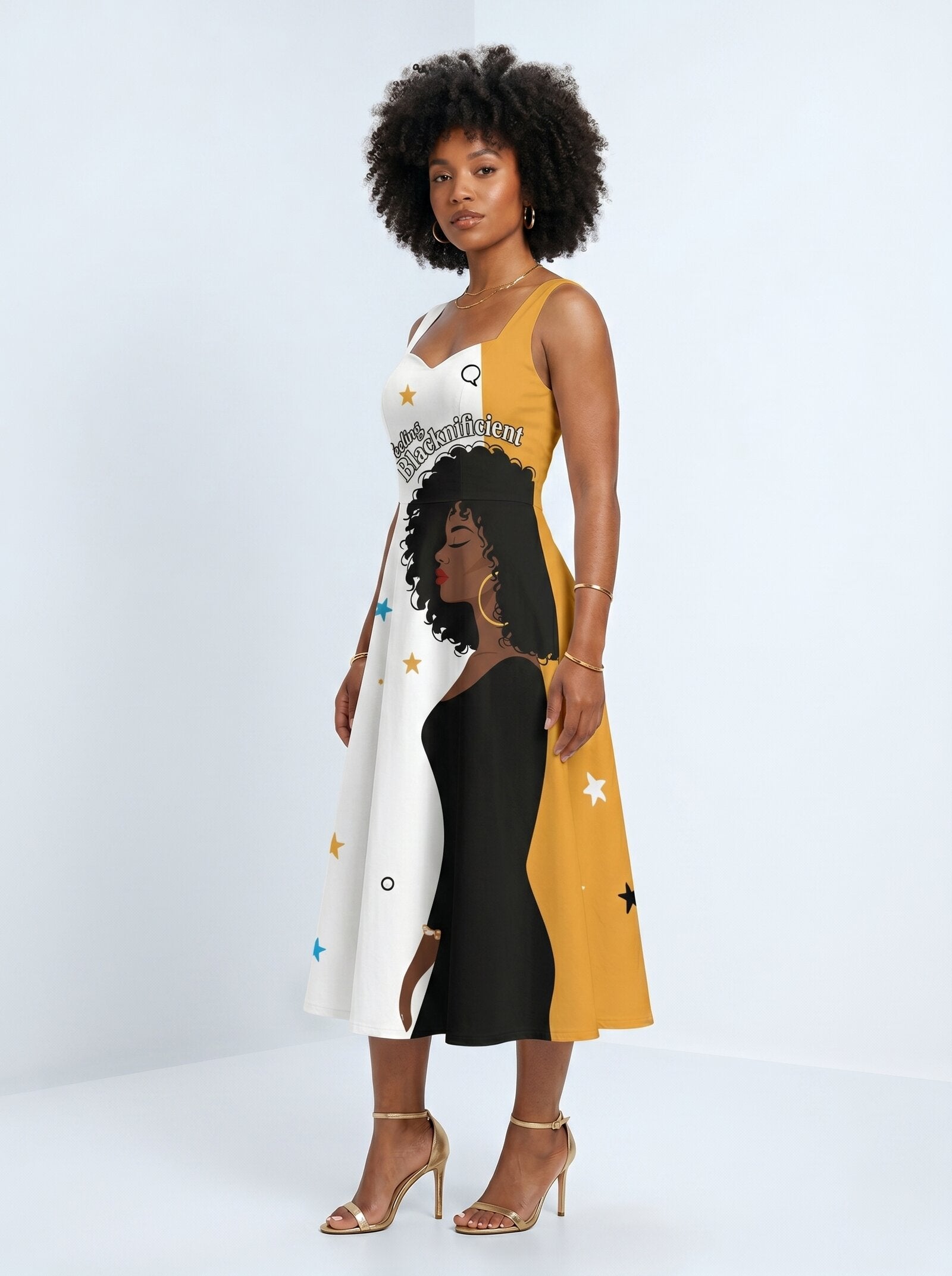 Feeling Blacknificient Corset Dress