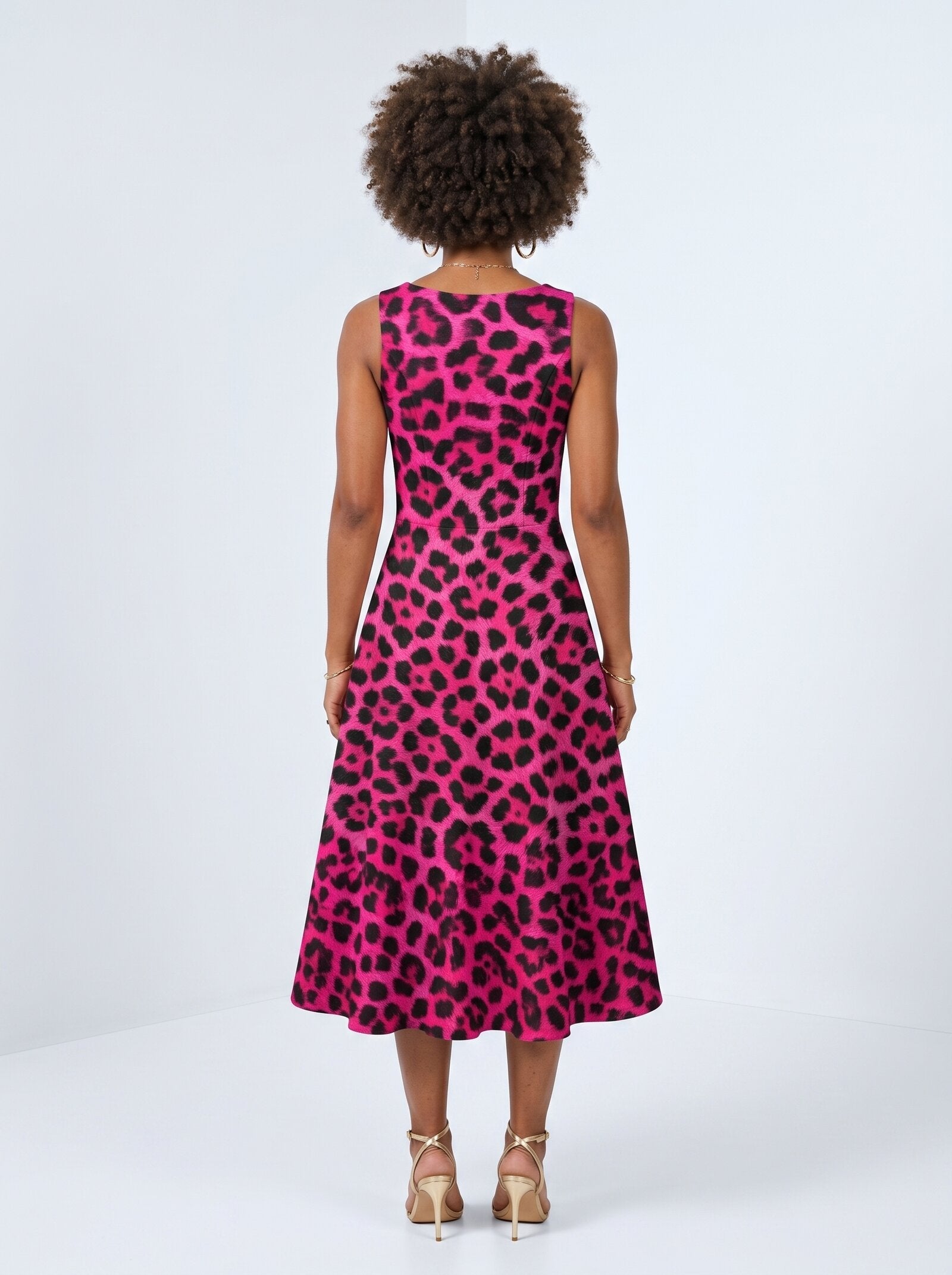 "Unstoppable" Pink Leopard Corset Dress