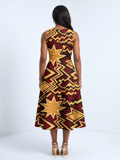 Burgundy Sheba Corset Dress