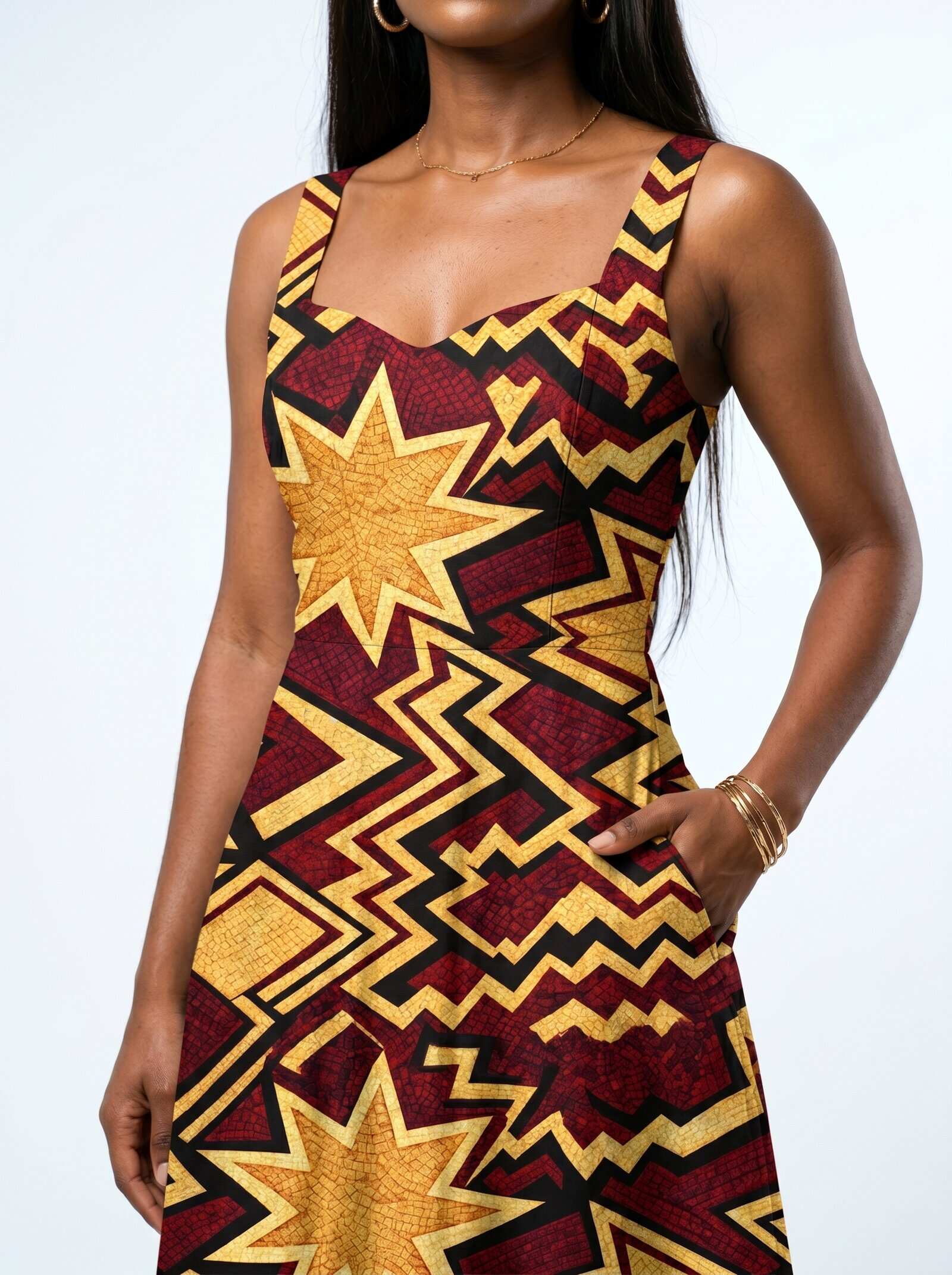 Burgundy Sheba Corset Dress