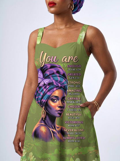 "Green Orchid" Corset Dress