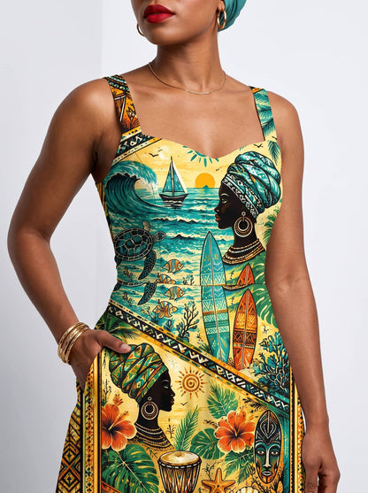 "Safari" Corset Dress