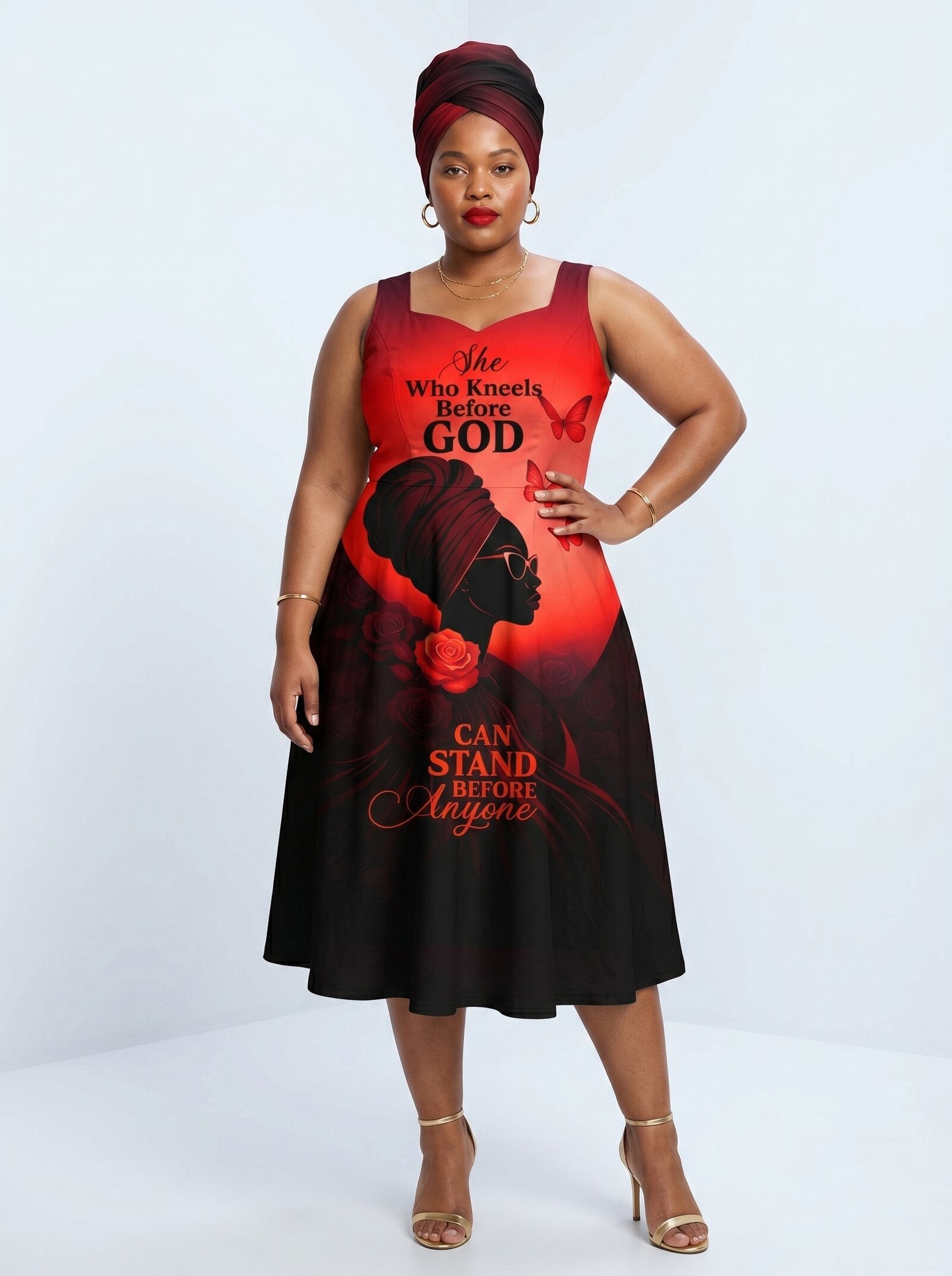 "Selah" Red Corset Dress