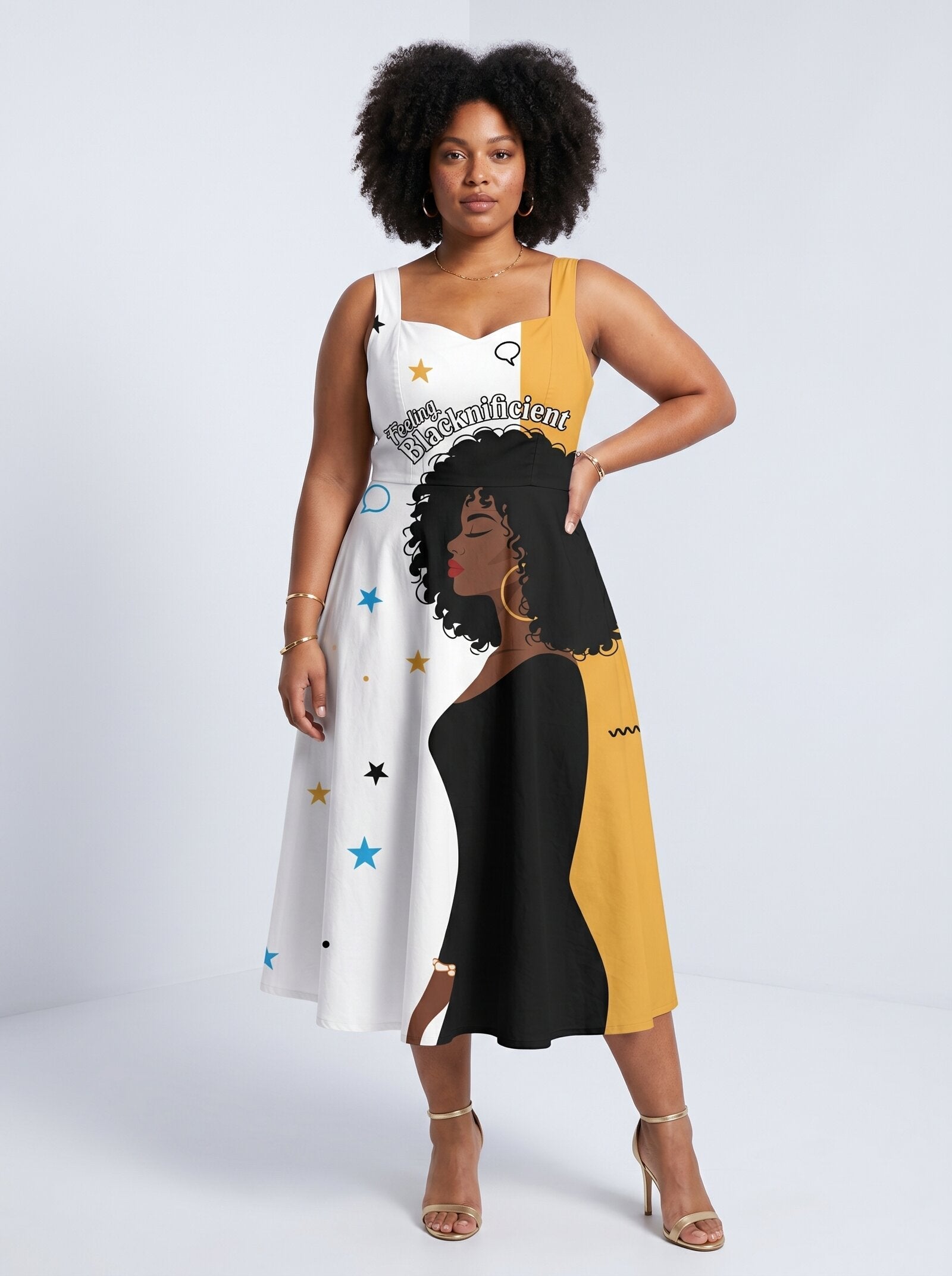 Feeling Blacknificient Corset Dress