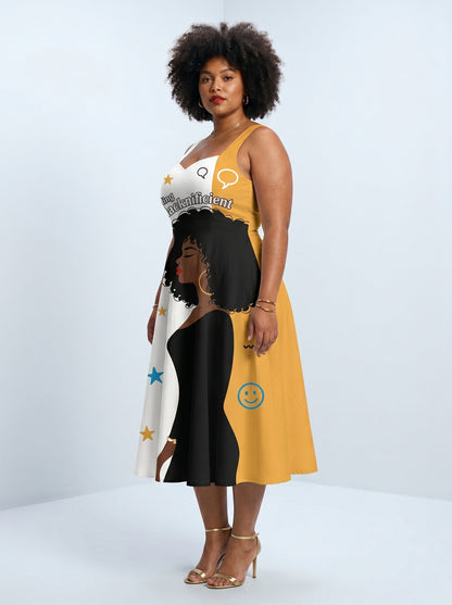 Feeling Blacknificient Corset Dress